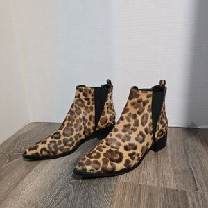 Leopard Print Marc Fisher Booties